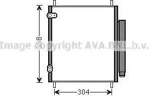 AVA MT5244D - Condensatore, Climatizzatore www.autoricambi360.it