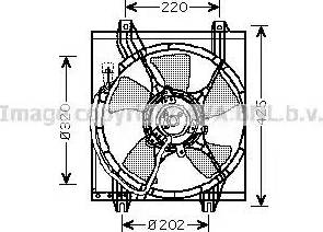 AVA MT 7526 - Ventola, Raffreddamento motore www.autoricambi360.it