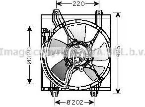 AVA MT 7527 - Ventola, Raffreddamento motore www.autoricambi360.it