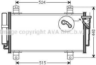 AVA MZ5231D - Condensatore, Climatizzatore www.autoricambi360.it
