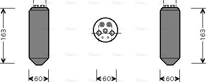 AVA MZ D036 - Essiccatore, Climatizzatore www.autoricambi360.it