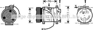 AVA MZ K133 - Compressore, Climatizzatore www.autoricambi360.it