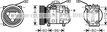 AVA MZ K202 - Compressore, Climatizzatore www.autoricambi360.it