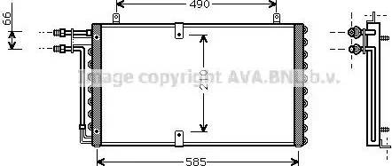 AVA OL5211 - Condensatore, Climatizzatore www.autoricambi360.it