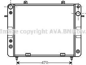 AVA OL 2101 - Radiatore, Raffreddamento motore www.autoricambi360.it