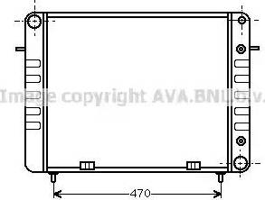 AVA OL 2102 - Radiatore, Raffreddamento motore www.autoricambi360.it