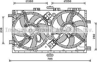 AVA OL7658 - Ventola, Raffreddamento motore www.autoricambi360.it