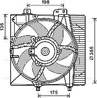 AVA PE7550 - Ventola, Raffreddamento motore www.autoricambi360.it
