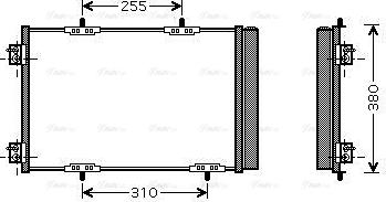 AVA PEA5291D - Condensatore, Climatizzatore www.autoricambi360.it