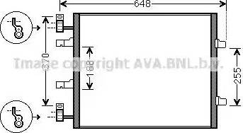 AVA RT 5459 - Condensatore, Climatizzatore www.autoricambi360.it