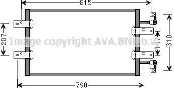 AVA RT 5451 - Condensatore, Climatizzatore www.autoricambi360.it