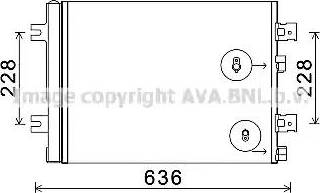 AVA RT5467D - Condensatore, Climatizzatore www.autoricambi360.it