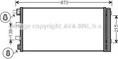 AVA RT5475D - Condensatore, Climatizzatore www.autoricambi360.it