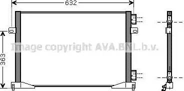 AVA RT 5400 - Condensatore, Climatizzatore www.autoricambi360.it
