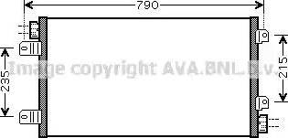 AVA RT 5342 - Condensatore, Climatizzatore www.autoricambi360.it