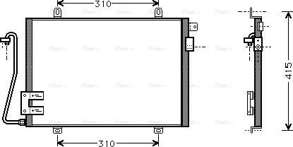 AVA RT 5232 - Condensatore, Climatizzatore www.autoricambi360.it