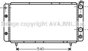 AVA RT 2055 - Radiatore, Raffreddamento motore www.autoricambi360.it