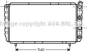 AVA RT 2056 - Radiatore, Raffreddamento motore www.autoricambi360.it