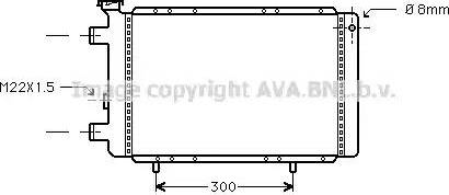 AVA RT 2026 - Radiatore, Raffreddamento motore www.autoricambi360.it