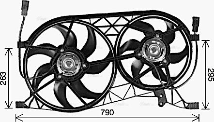 AVA RT7646 - Ventola, Raffreddamento motore www.autoricambi360.it