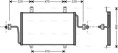 AVA RTA5279 - Condensatore, Climatizzatore www.autoricambi360.it