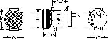 AVA RTAK440 - Compressore, Climatizzatore www.autoricambi360.it