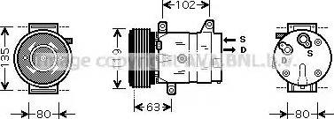 AVA RT K440 - Compressore, Climatizzatore www.autoricambi360.it