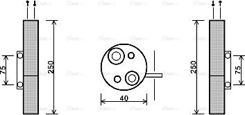 AVA RTD455 - Essiccatore, Climatizzatore www.autoricambi360.it