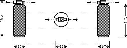 AVA RT D015 - Essiccatore, Climatizzatore www.autoricambi360.it