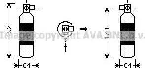 AVA RT D370 - Essiccatore, Climatizzatore www.autoricambi360.it
