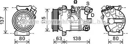 AVA RTK491 - Compressore, Climatizzatore www.autoricambi360.it