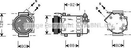 AVA RT K285 - Compressore, Climatizzatore www.autoricambi360.it
