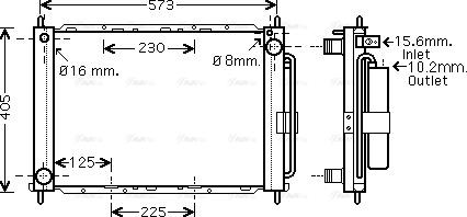 AVA RTM405 - Gruppo raffreddamento www.autoricambi360.it
