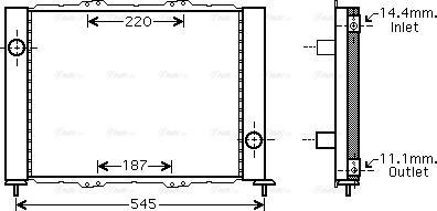 AVA RTM388 - Gruppo raffreddamento www.autoricambi360.it