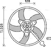 AVA SA7024 - Ventola, Raffreddamento motore www.autoricambi360.it