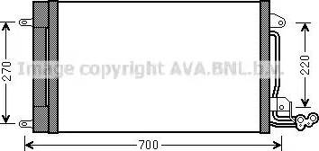 AVA ST5038D - Condensatore, Climatizzatore www.autoricambi360.it