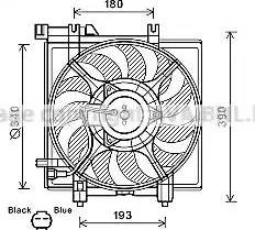 AVA SU7516 - Ventola, Raffreddamento motore www.autoricambi360.it