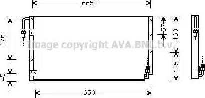 AVA TO5211 - Condensatore, Climatizzatore www.autoricambi360.it