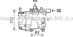 AVA TOK583 - Compressore, Climatizzatore www.autoricambi360.it