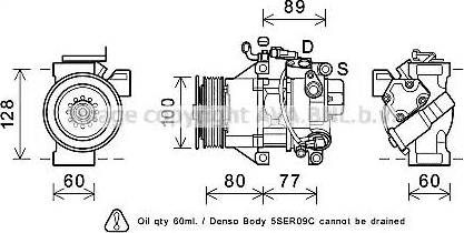 AVA TOK681 - Compressore, Climatizzatore www.autoricambi360.it