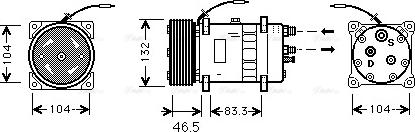 AVA VLAK026 - Compressore, Climatizzatore www.autoricambi360.it
