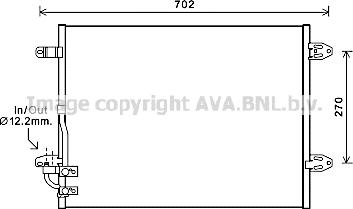 AVA VN5323 - Condensatore, Climatizzatore www.autoricambi360.it