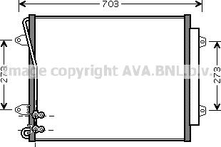 AVA VN5226 - Condensatore, Climatizzatore www.autoricambi360.it