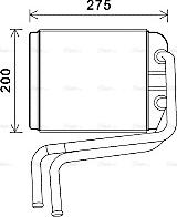 AVA VN6378 - Scambiatore calore, Riscaldamento abitacolo www.autoricambi360.it