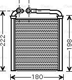 AVA VN6256 - Scambiatore calore, Riscaldamento abitacolo www.autoricambi360.it