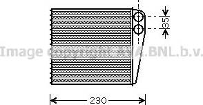 AVA VN6229 - Scambiatore calore, Riscaldamento abitacolo www.autoricambi360.it