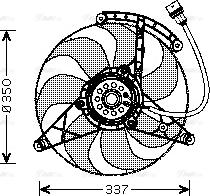AVA VN7516 - Ventola, Raffreddamento motore www.autoricambi360.it