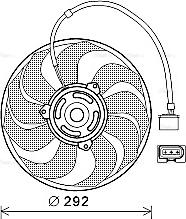 AVA VN7533 - Ventola, Raffreddamento motore www.autoricambi360.it