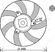 AVA VN7527 - Ventola, Raffreddamento motore www.autoricambi360.it