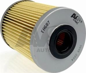 AVS Autoparts FA687 - Filtro carburante www.autoricambi360.it